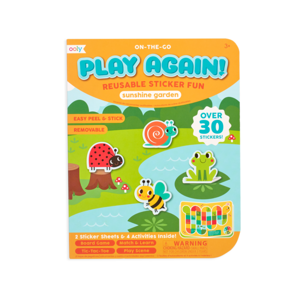 play again! mini on-the-go activity kit - sunshine garden